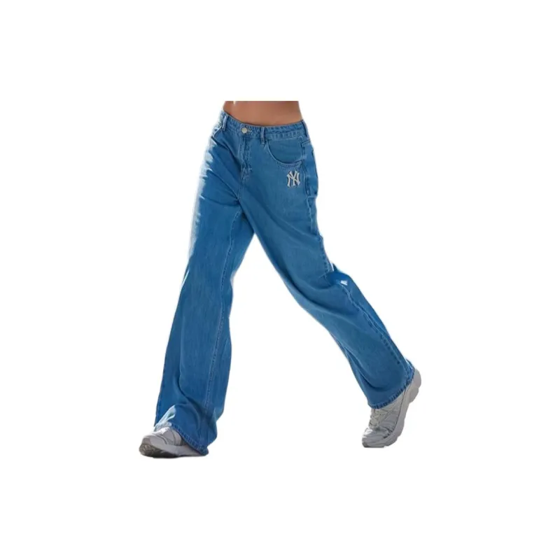 MLB New York Yankees SS24 Jeans Women's Light Blue-6