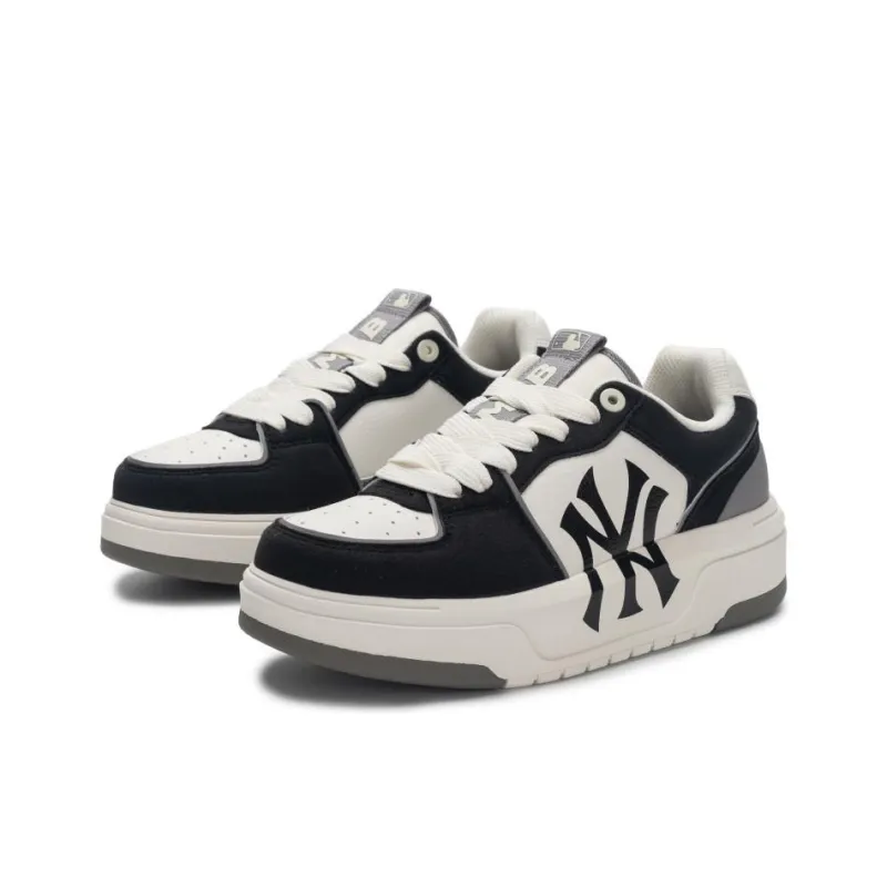 MLB Chunky Liner Anti Slip Wear Resistant Low Top Skateboard Shoes Unisex Black-1