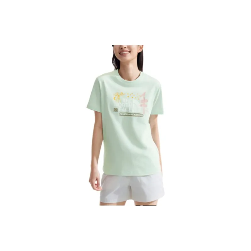 THE NORTH FACE City Outdoor Collection T Shirt Women's Light Aqua Green-1