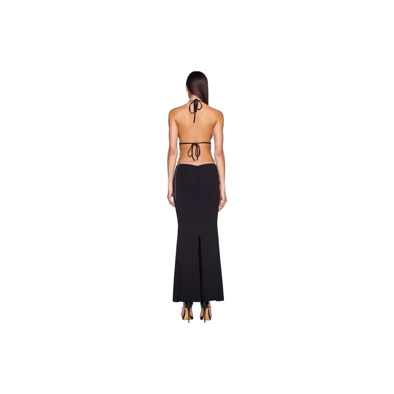 I.AM.GIA SS24 AMALTHEA MAXI DRESS Slip Dresses Women's BLACK/Black-2