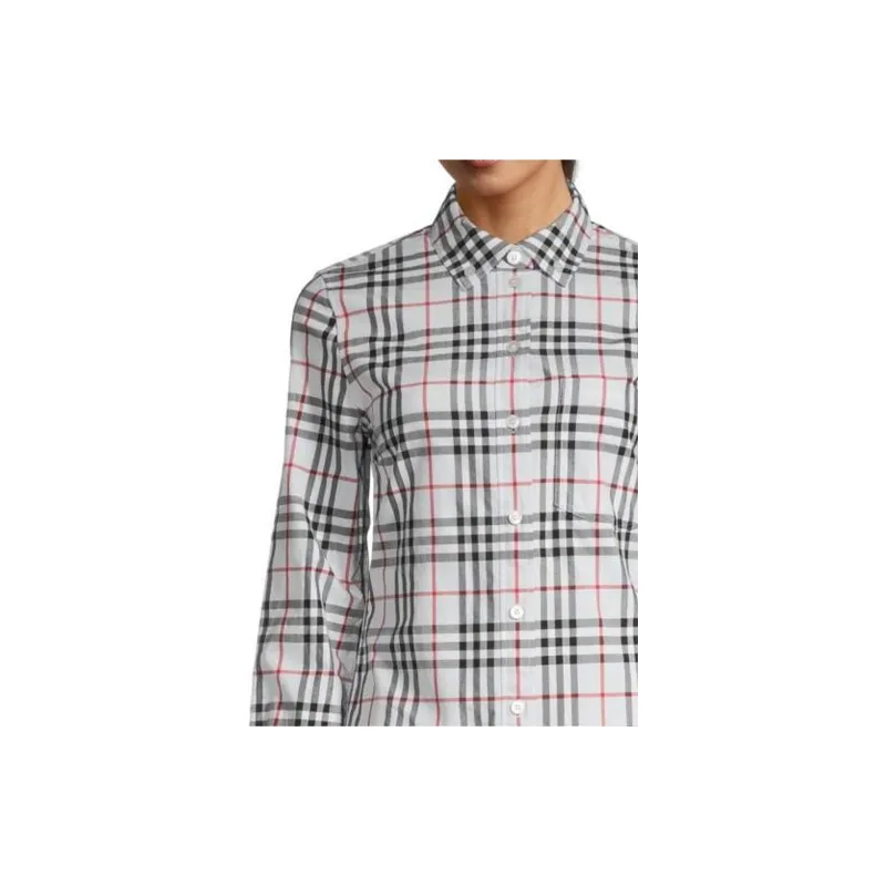 Burberry Shirts Women's Blue-2