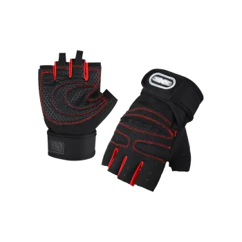 HNJ Riding Equipment Cycling Glove Unisex Mesh Anti-Slip Mat Silicone