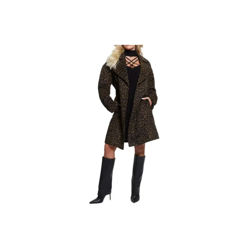 GUESS Coats Women's Brown-2