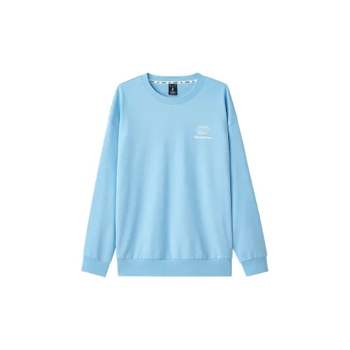 Skechers Sports Life Collection Sweatshirts Unisex Glacier Lake Blue-04K4