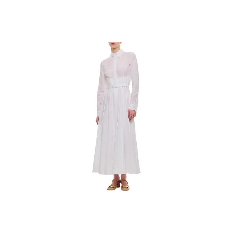 GABRIELA HEARST Dewi Linen Midi Shirt Dress-2