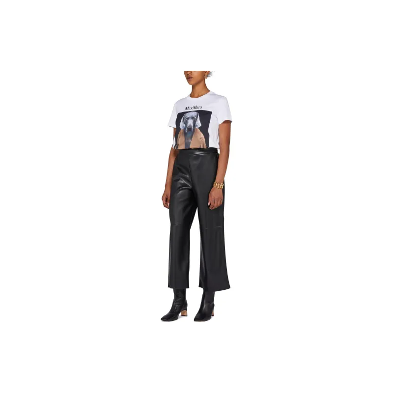 MaxMara Graphic Printed Crewneck T Shirt-7