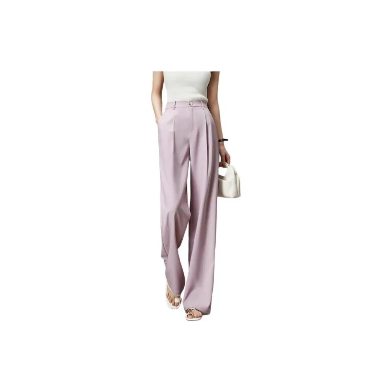 【dme】 Casual Pants Women's Pink Purple-1