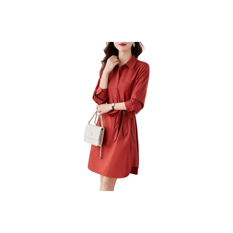 VIMLY Long Sleeved Dresses Women's-7