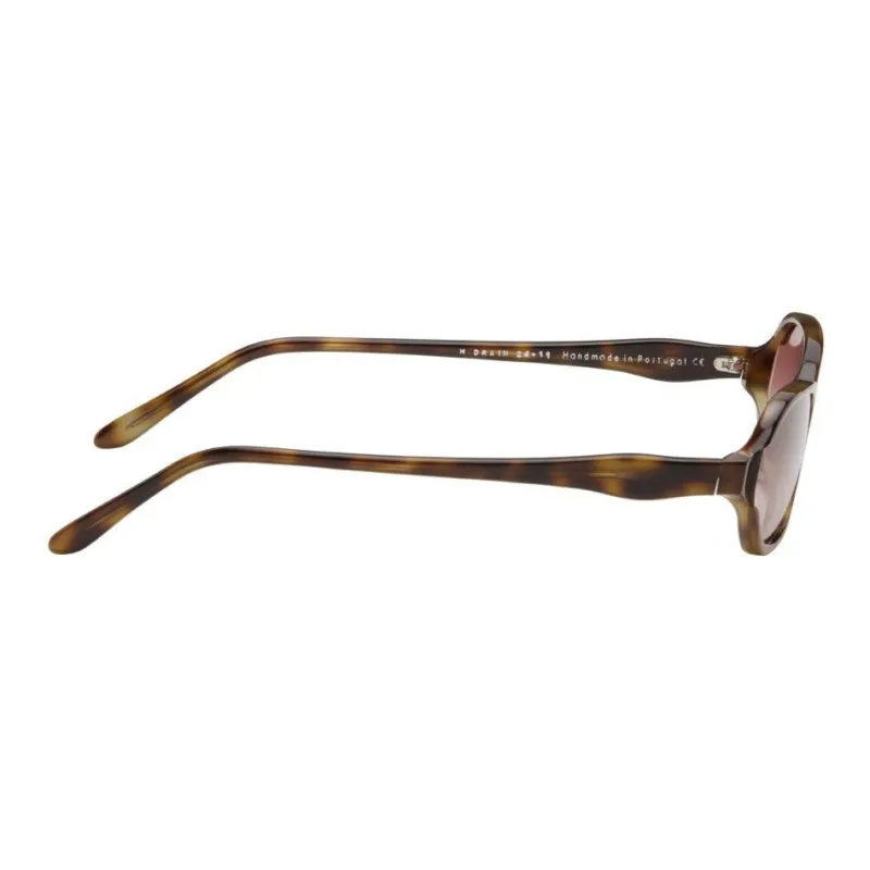 OUR LEGACY Acetate Irregular Shape Sunglasses Men's Tortoiseshell-2