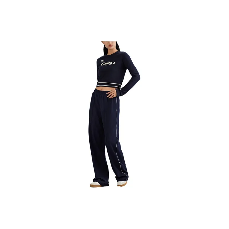 Kappa 1916 Series T Shirt Women's Midnight Blue-3