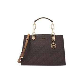 MICHAEL KORS Cynthia Handbags Dark Brown/Oak Fruit Brown