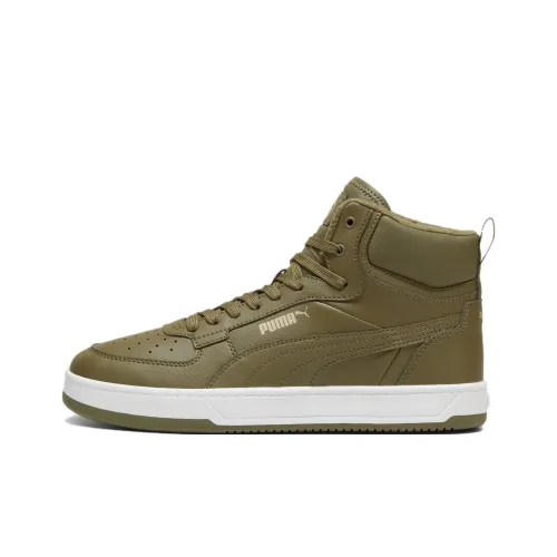 PUMA Caven 2.0 Skateboard Shoes Unisex Mid-Top Olive