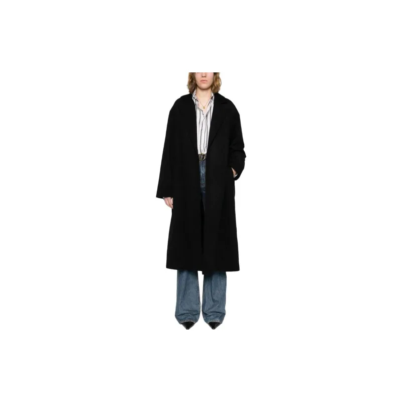 NILI LOTAN Fabien Belted Wrap Maxi Coat-1