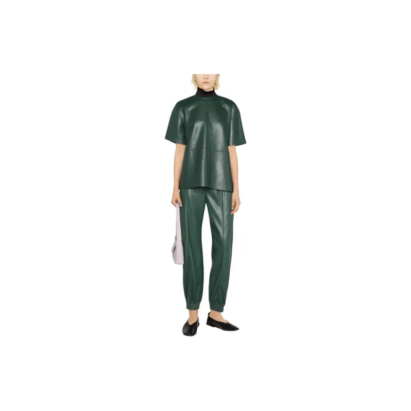 NANUSHKA Cuffed Straight-leg Trousers-1