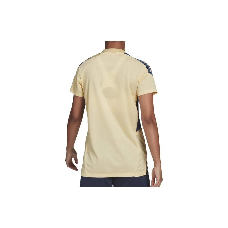 Adidas CONDIVO 21 Soccer Jerseys Women's Yellow-Prone/Marine Blue-2