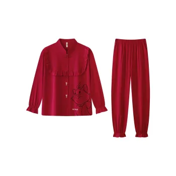 Gongdie x Disney Pajama Set Unisex Red