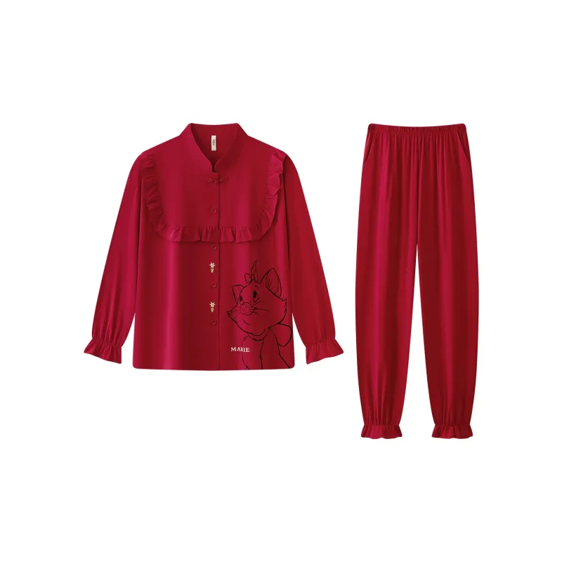 Gongdie x Disney Pajama Set Unisex Red-0