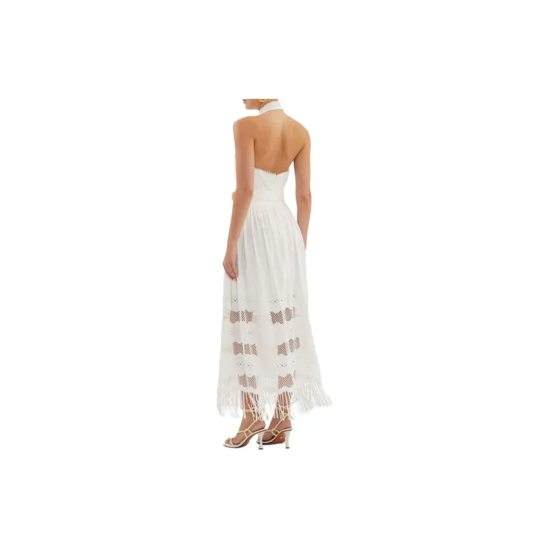 REBECCA VALLANCE SS24 Sleeveless Dress Women's Ivory White-2
