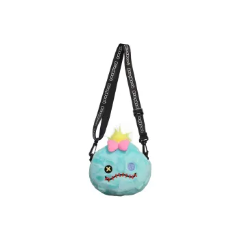 Disney Velour Shoulder Bag, Crossbody Bag Regular Women's Cyan