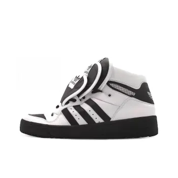 Adidas Originals Metro Attitude Cushioning, Wear Resistant High Top Vintage Basketball Shoes Unisex Black White