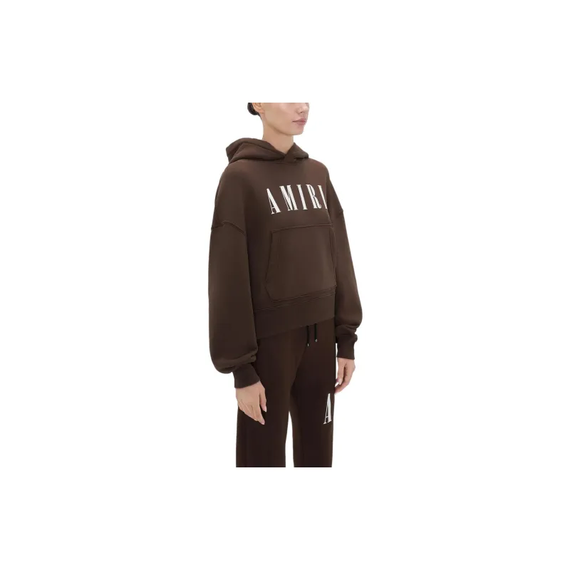 AMIRI Core Logo Hoodie 'Brown'-3