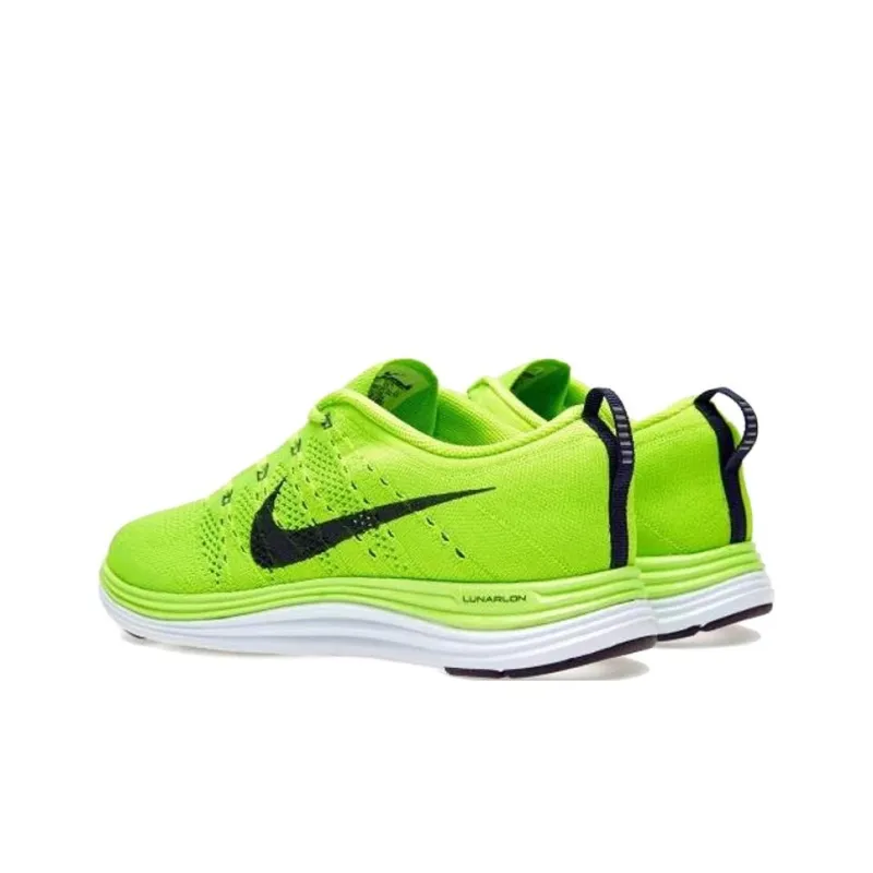 Nike Flyknit Lunar1+ Electric Green/Dark Obsidian Blue Tint-3