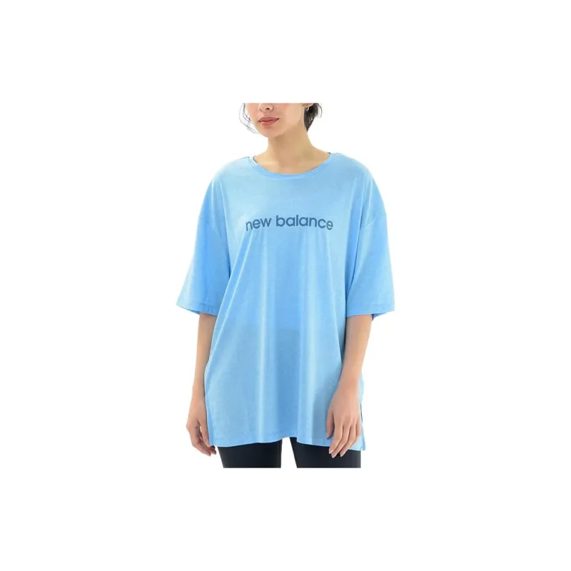 New Balance T Shirt Women's Light Blue-2