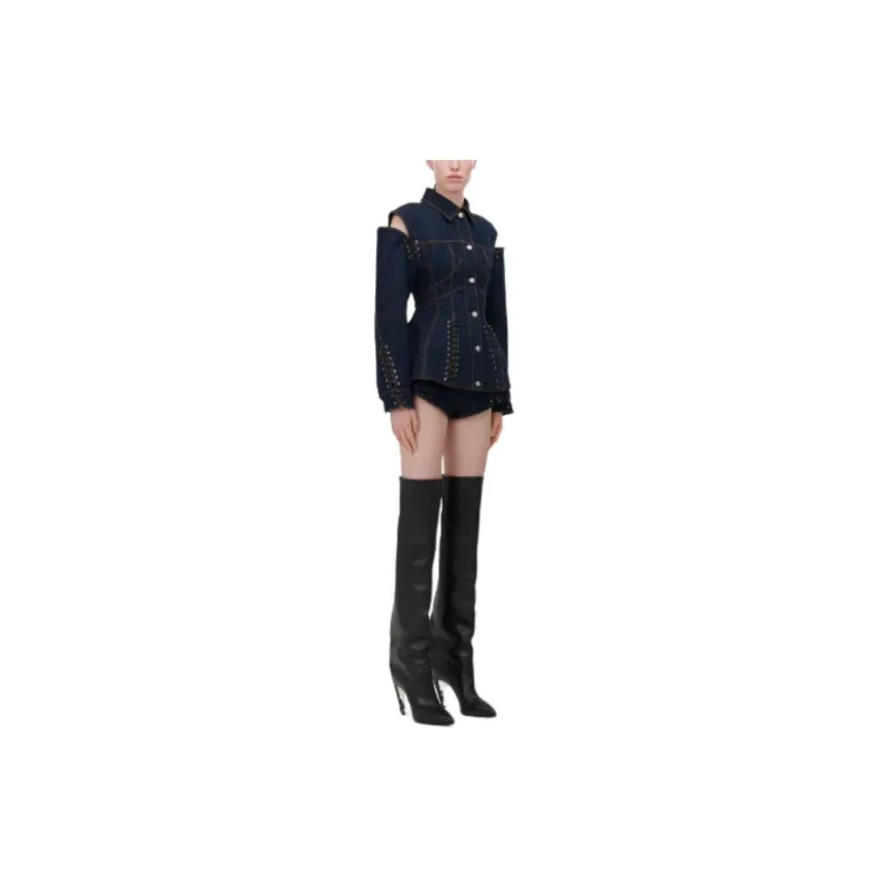 Alexander McQueen Casual Shorts Women's Blue-4