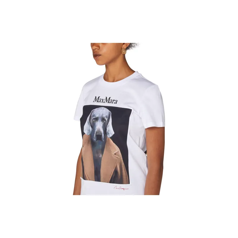 MaxMara Graphic Printed Crewneck T Shirt-9