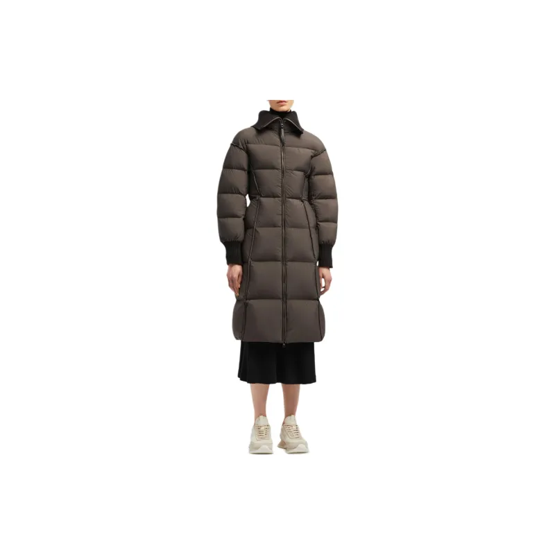 Moncler Down Jacket Women's Brown-1