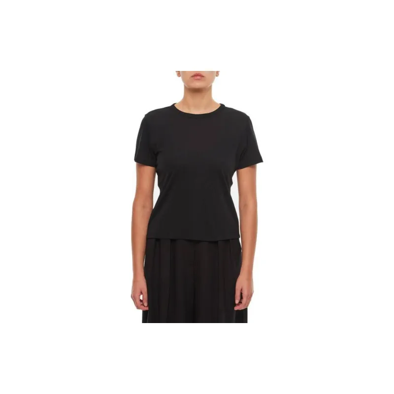 KHAITE The Emmylou Crewneck T Shirt-1