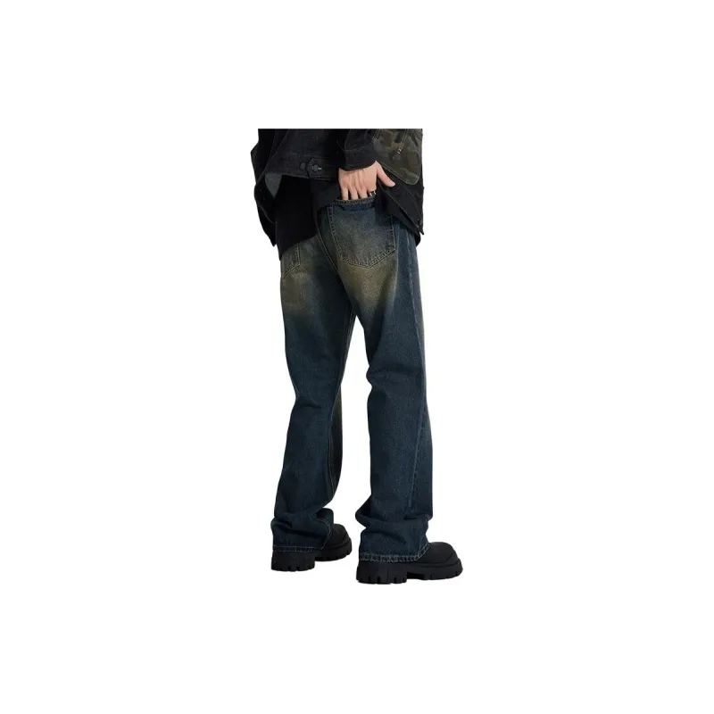 SONGS ALONG Jeans Unisex Twilight Yellow-1