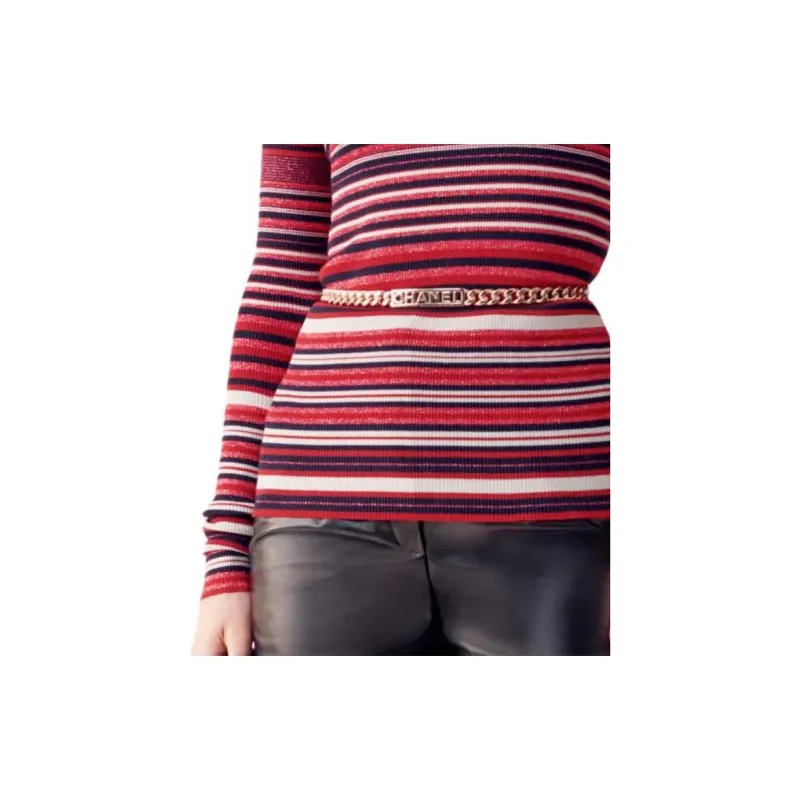 CHANEL Knitwear Women's Red-1