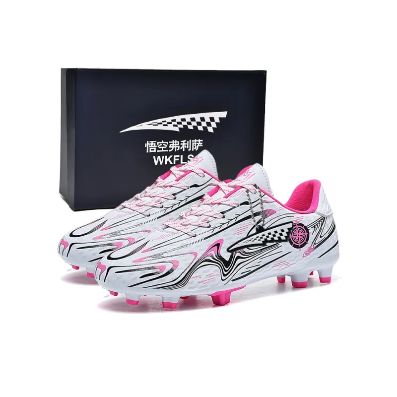 Goku Frieza FG Rubber Long Studs Artificial Ground Cushioned Slip-Resistant Abrasion-Resistant Soccer Shoes Unisex-4