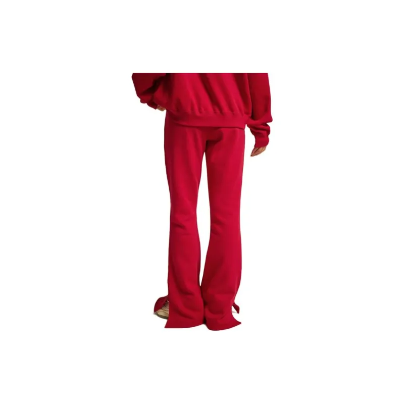 Hollister Knitted Sweatpants Women's Red-3