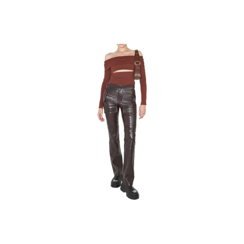 Misbhv Low-rise Bootcut Trousers-2