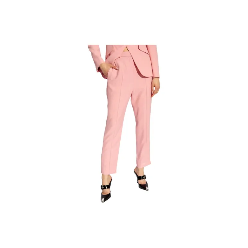 Alexander McQueen High Rise Straight Leg Pants-2
