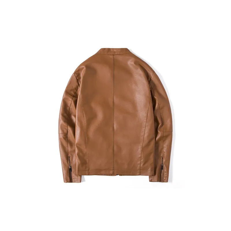 LISENPOK Leather Jackets Unisex-5
