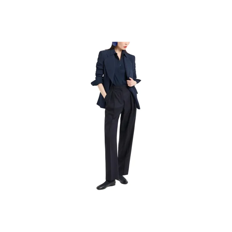 EMPORIO ARMANI Icon Canneté Cady Blazer-3