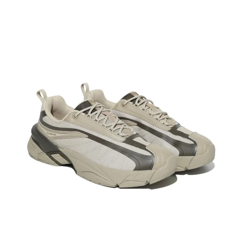 FILA REPLICA Anti Slip Wear Resistant Low Top Casual Shoes Unisex Beige-2