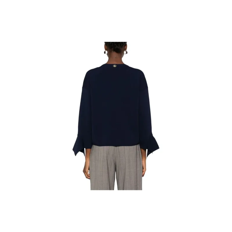 Twinset Ruffled Crew neck Sweater-2