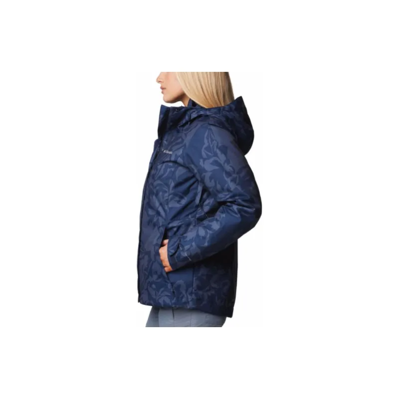 Columbia Whirlibird I Waterproof And Breathable Warm Windbreaker Jacket Women's Marine Blue-4
