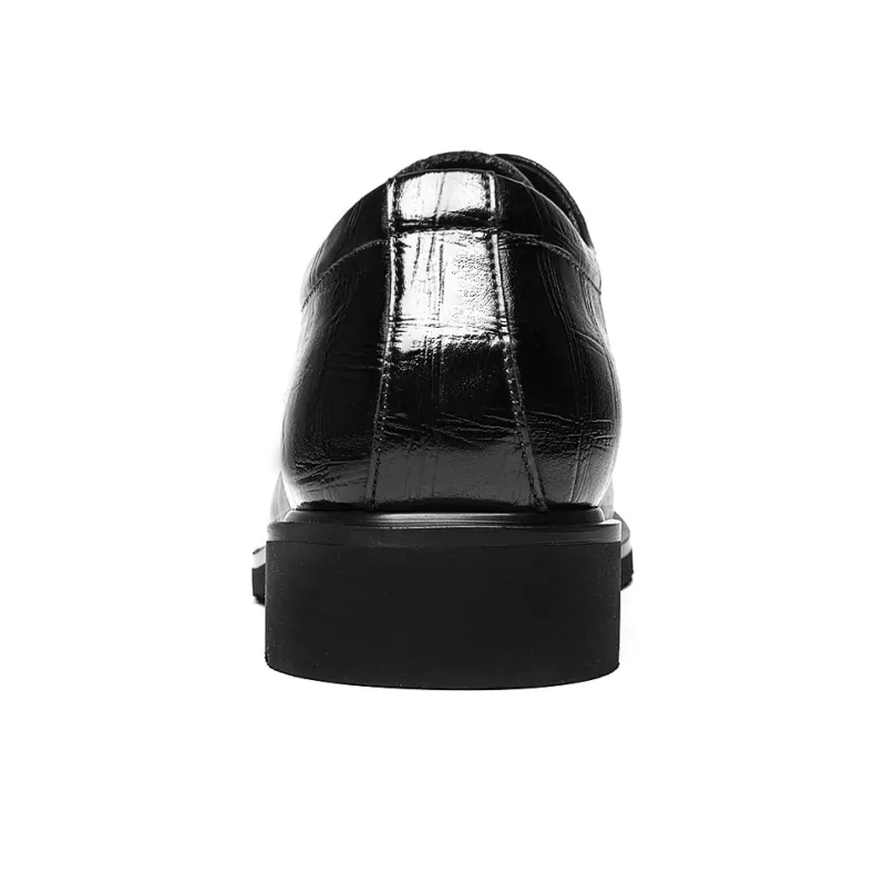 CHINT Dress Shoes Men Low Top Black-2