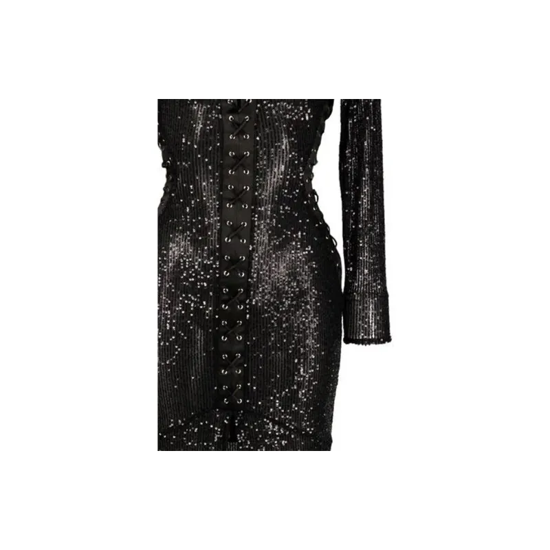 Elisabetta Franchi Sequinned Tulle Gown-2