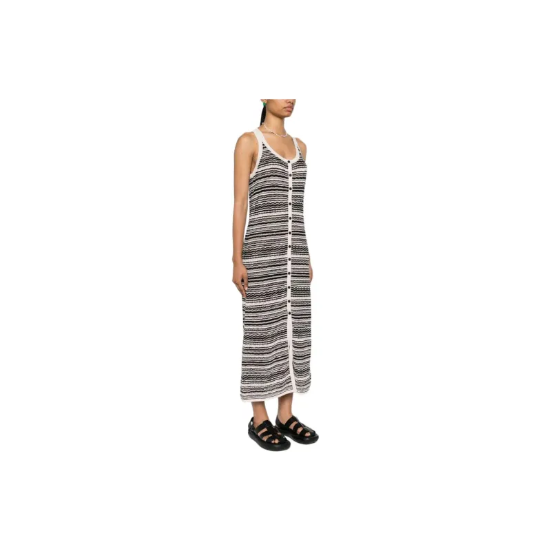 ISABEL MARANT ETOILE Haroya Striped Maxi Dress-3