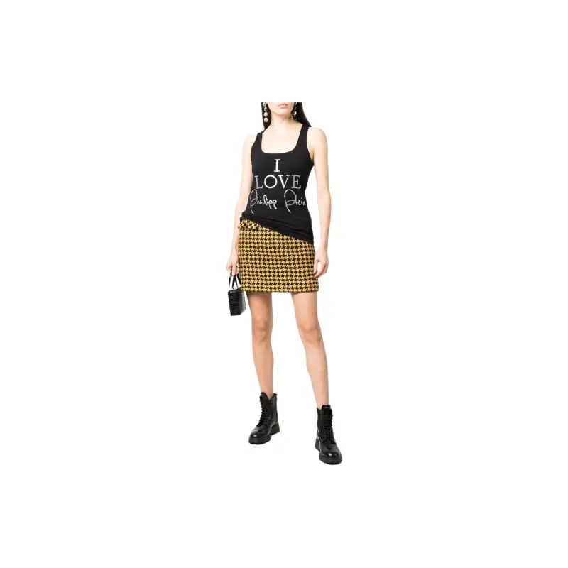 PHILIPP PLEIN Crystal embellished Tank Top-1