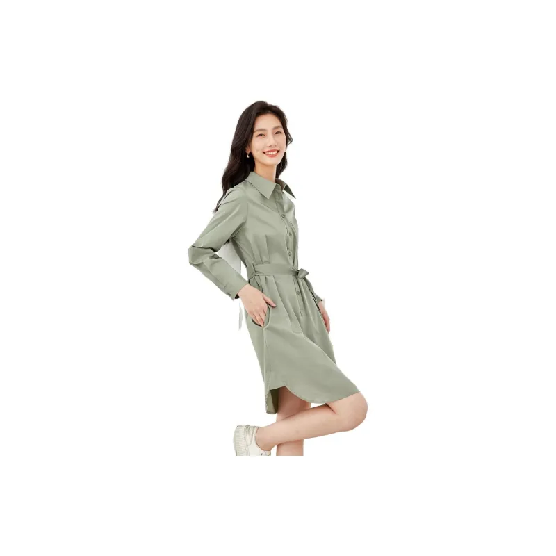 VIMLY Long Sleeved Dresses Women's-2
