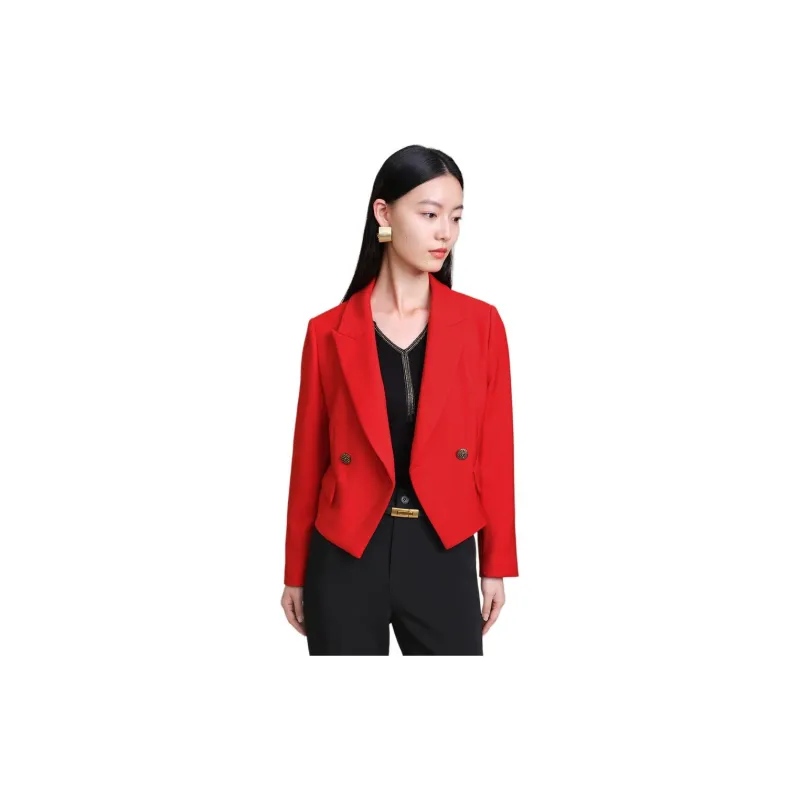 JZ. ANNAKRO Business Suit Women's Red-3