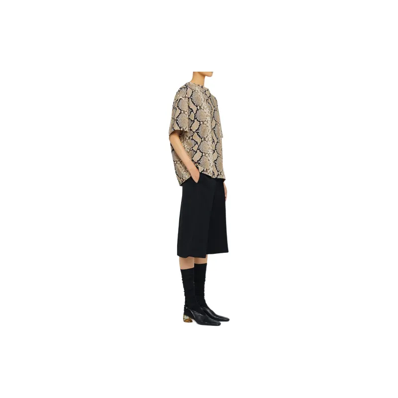 JIL SANDER Python Printed Crewneck T Shirt-3