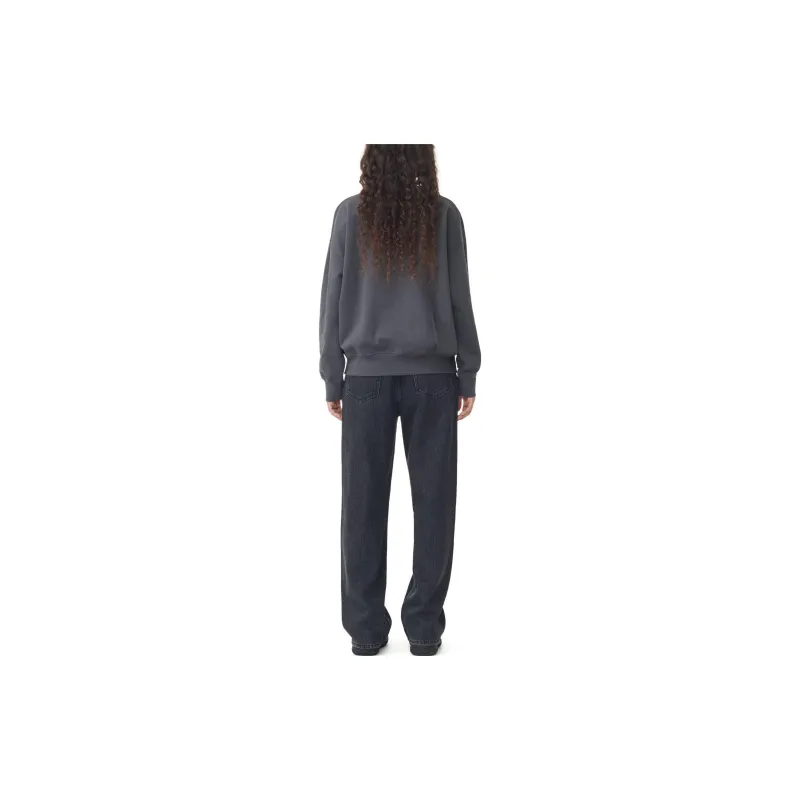 GANNI Volcanic Ash Sweatshirt Women's Gray-2
